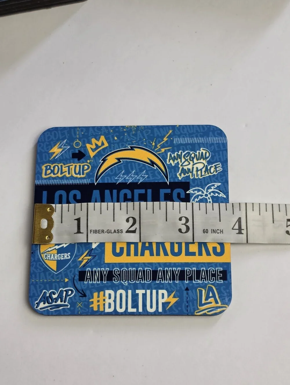 Los Angeles Chargers Official Synthetic Cork Coasters 4